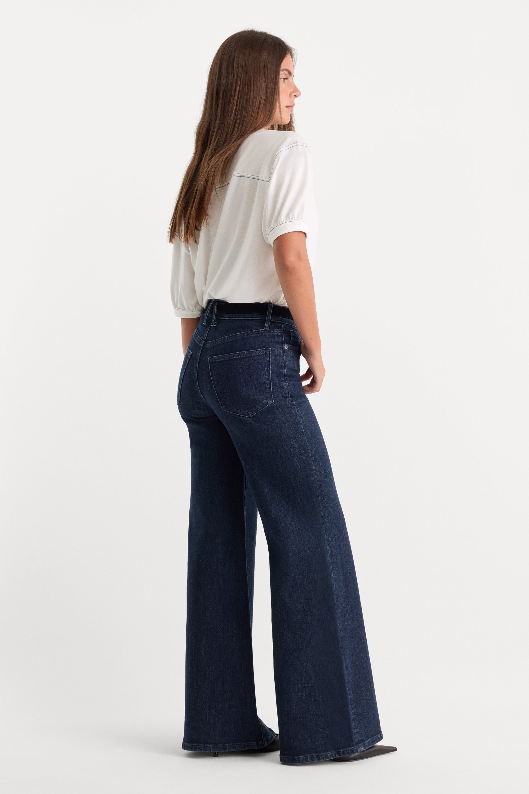 GOOD WAIST PALAZZO JEANS | INDIGO1153 - Image 5
