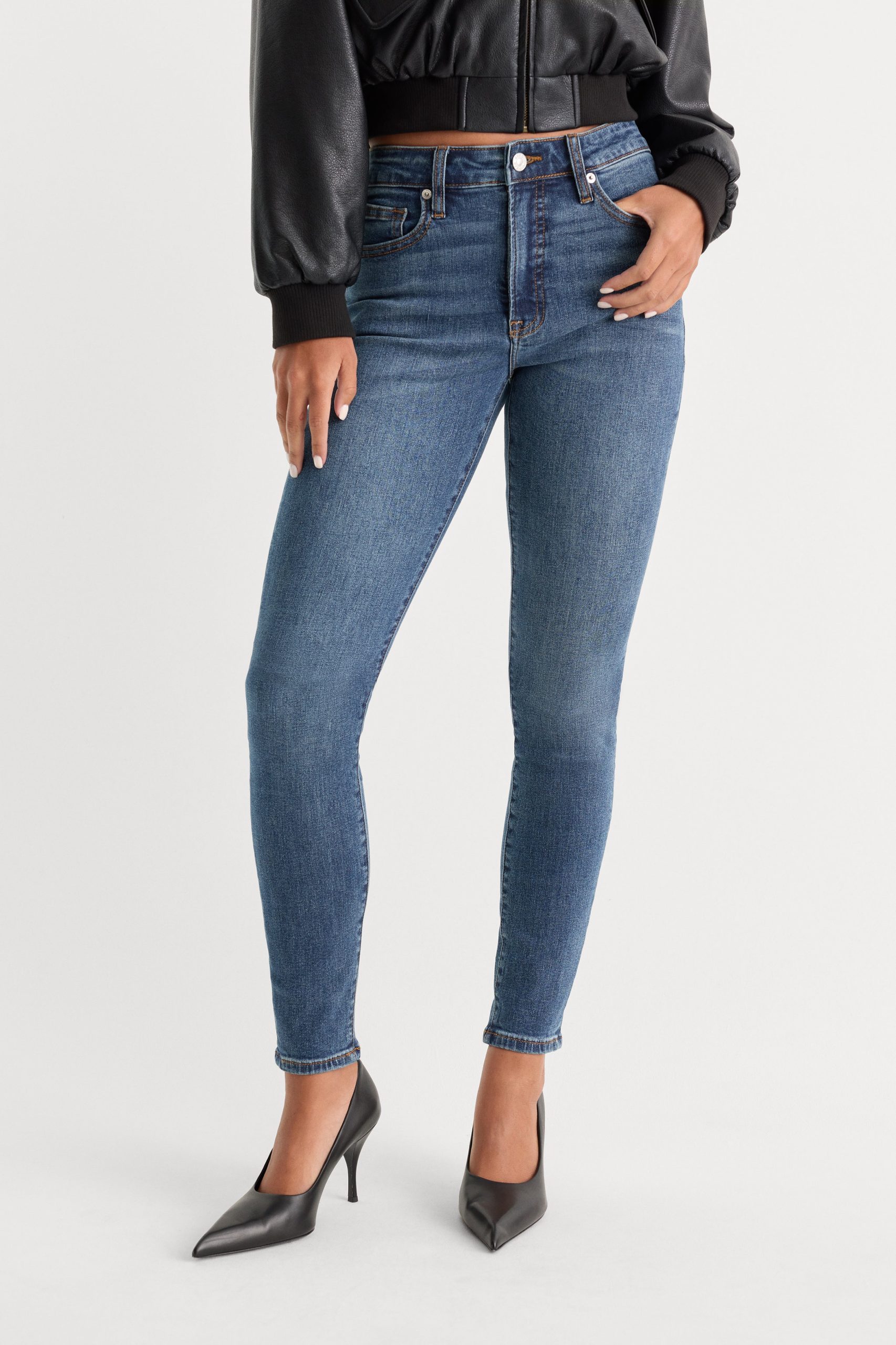 GOOD LEGS SKINNY JEANS | BLUE004 - Image 2