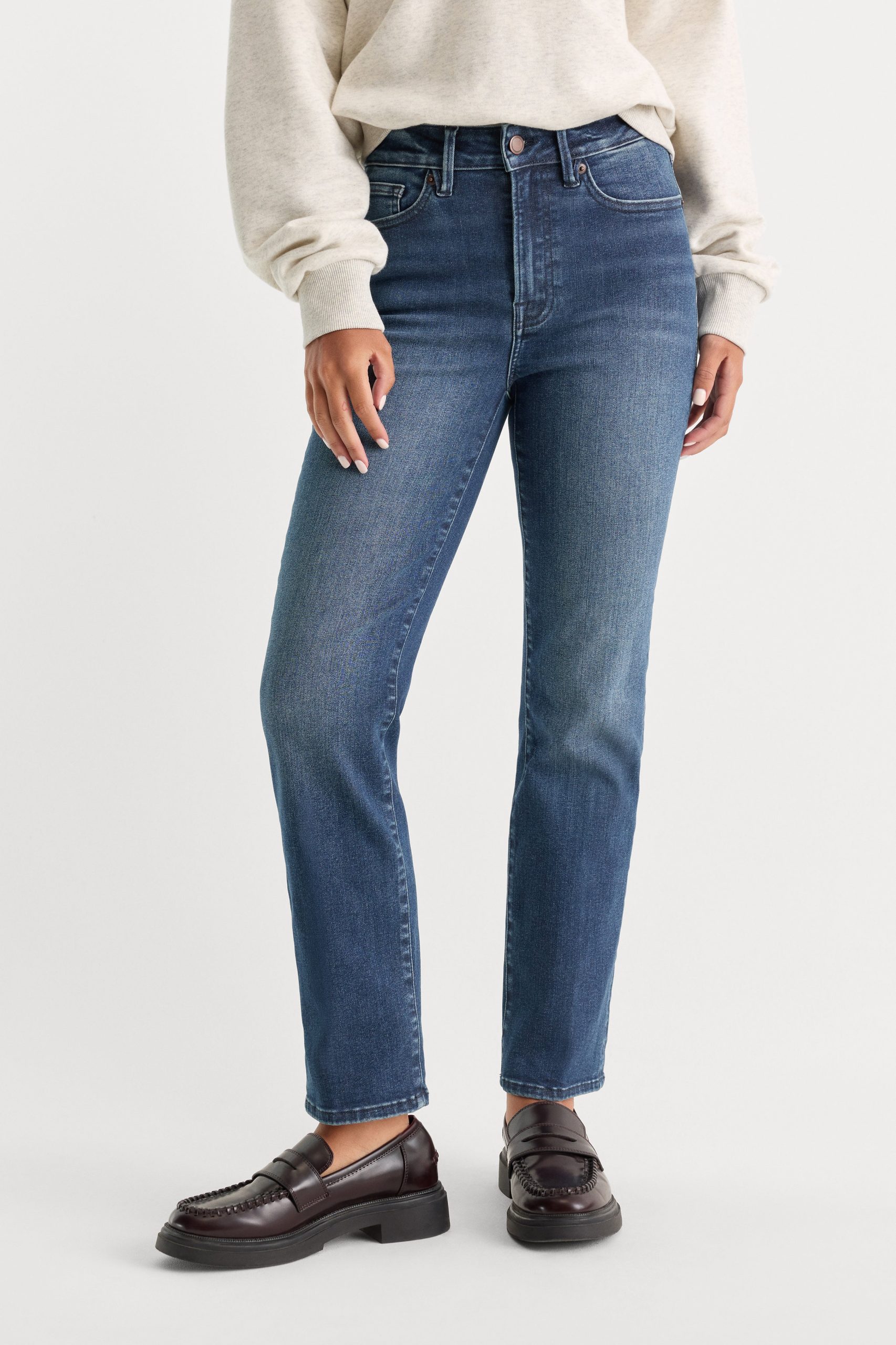 ALWAYS FITS GOOD LEGS STRAIGHT JEANS | INDIGO446 - Image 2