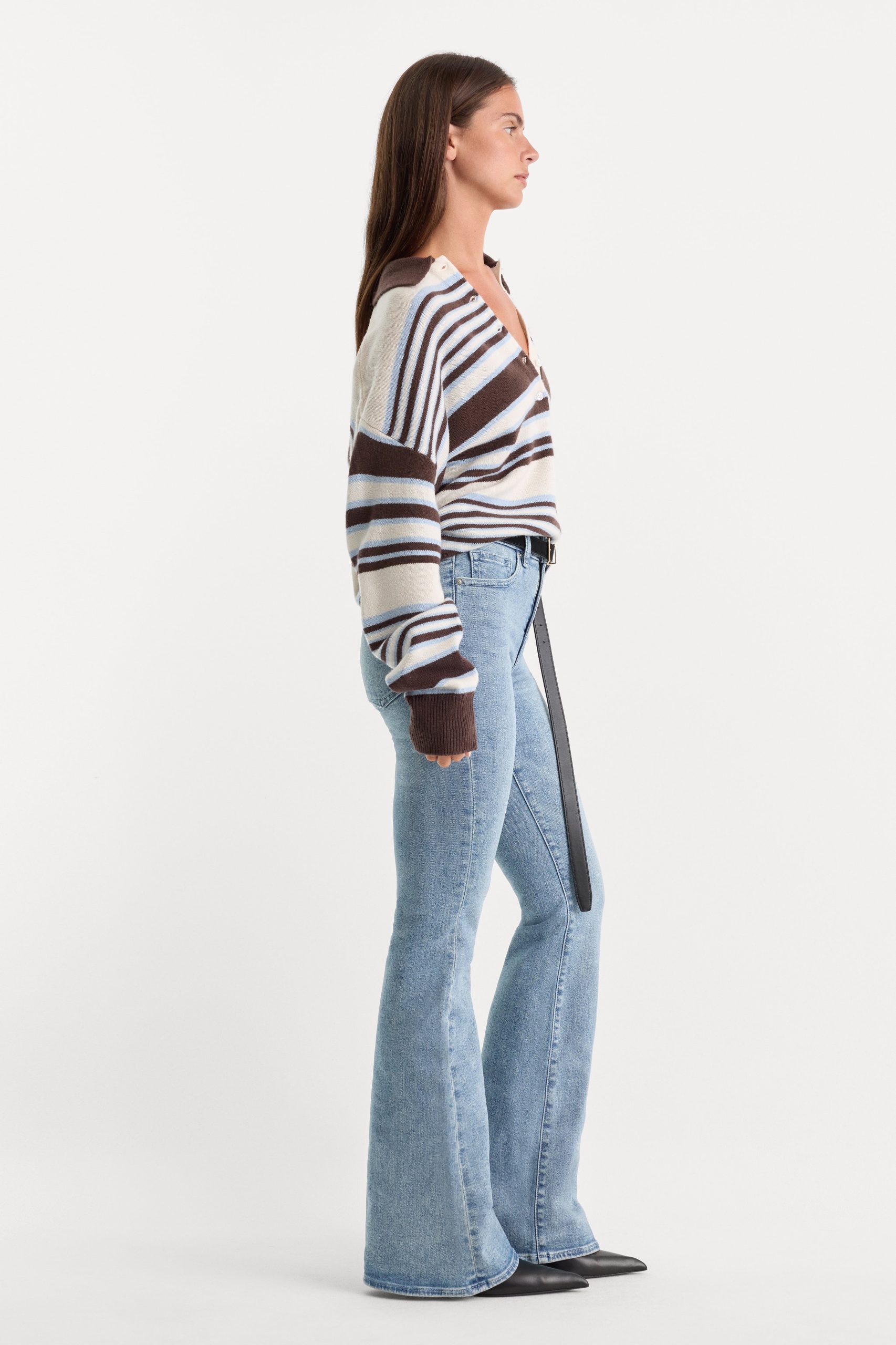 GOOD LEGS FLARE JEANS | INDIGO1154 - Image 3