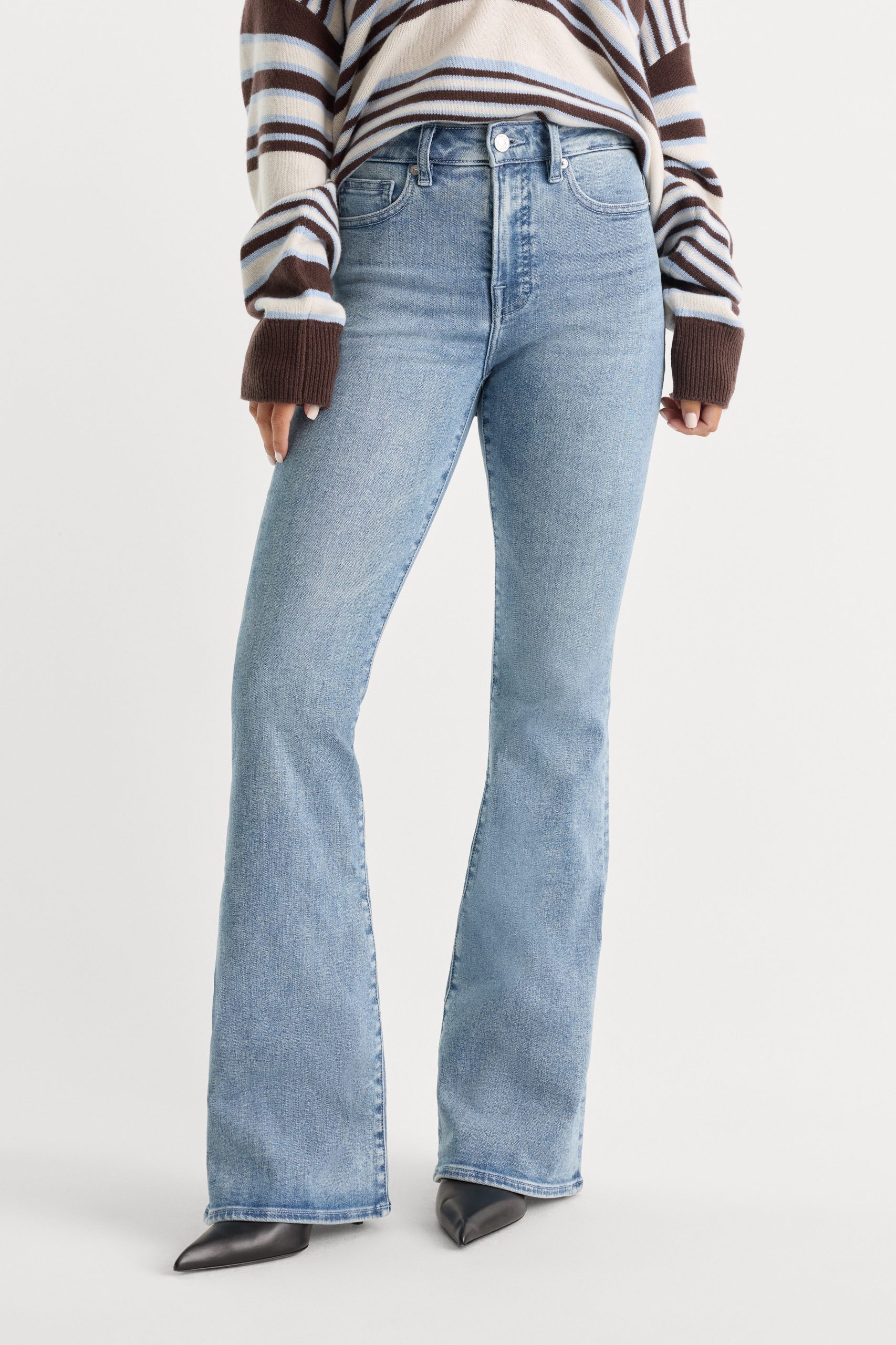 GOOD LEGS FLARE JEANS | INDIGO1154 - Image 2