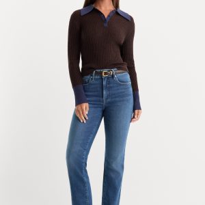 SOFT TECH GOOD LEGS STRAIGHT JEANS | INDIGO818