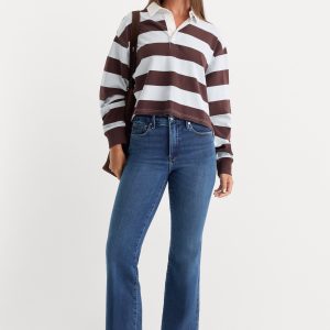 SOFT TECH GOOD LEGS CROPPED MINI BOOT JEANS|INDIGO818