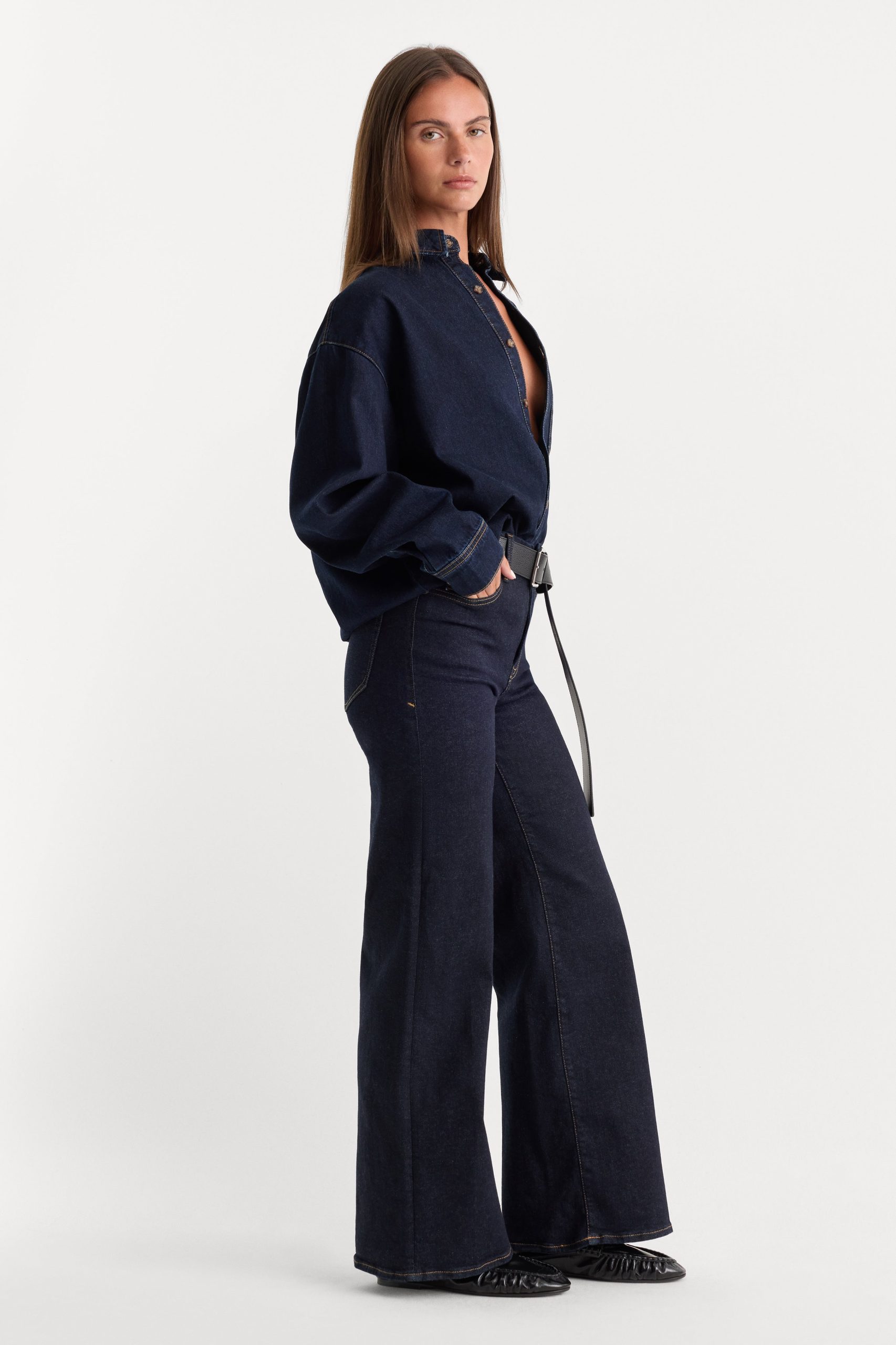 ALWAYS FITS SLIM PALAZZO JEANS | DENETHIC BLUE - Image 3