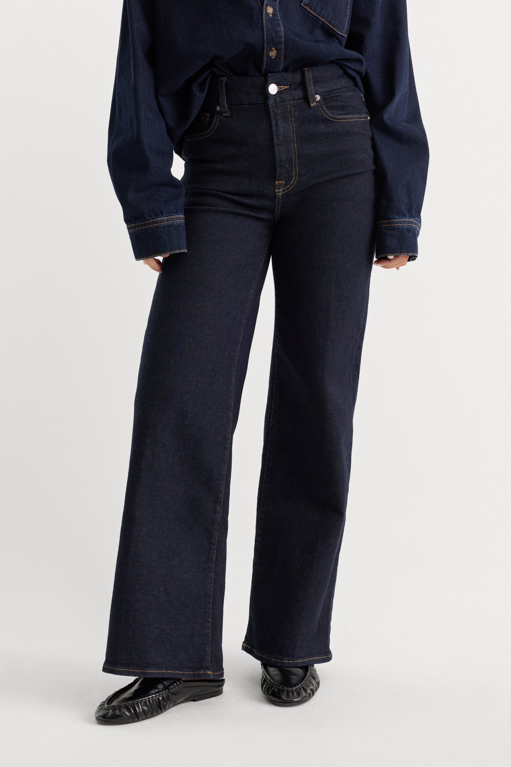 ALWAYS FITS SLIM PALAZZO JEANS | DENETHIC BLUE - Image 2