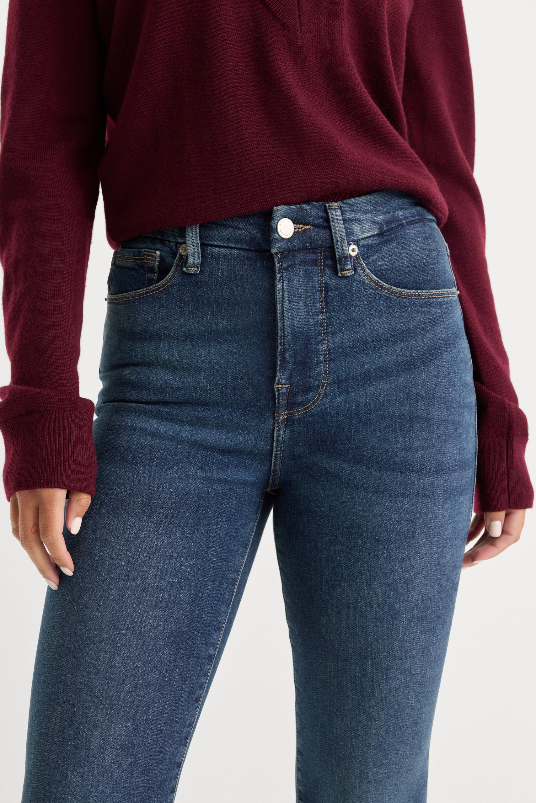 GOOD LEGS FLARE JEANS | BLUE004 - Image 4