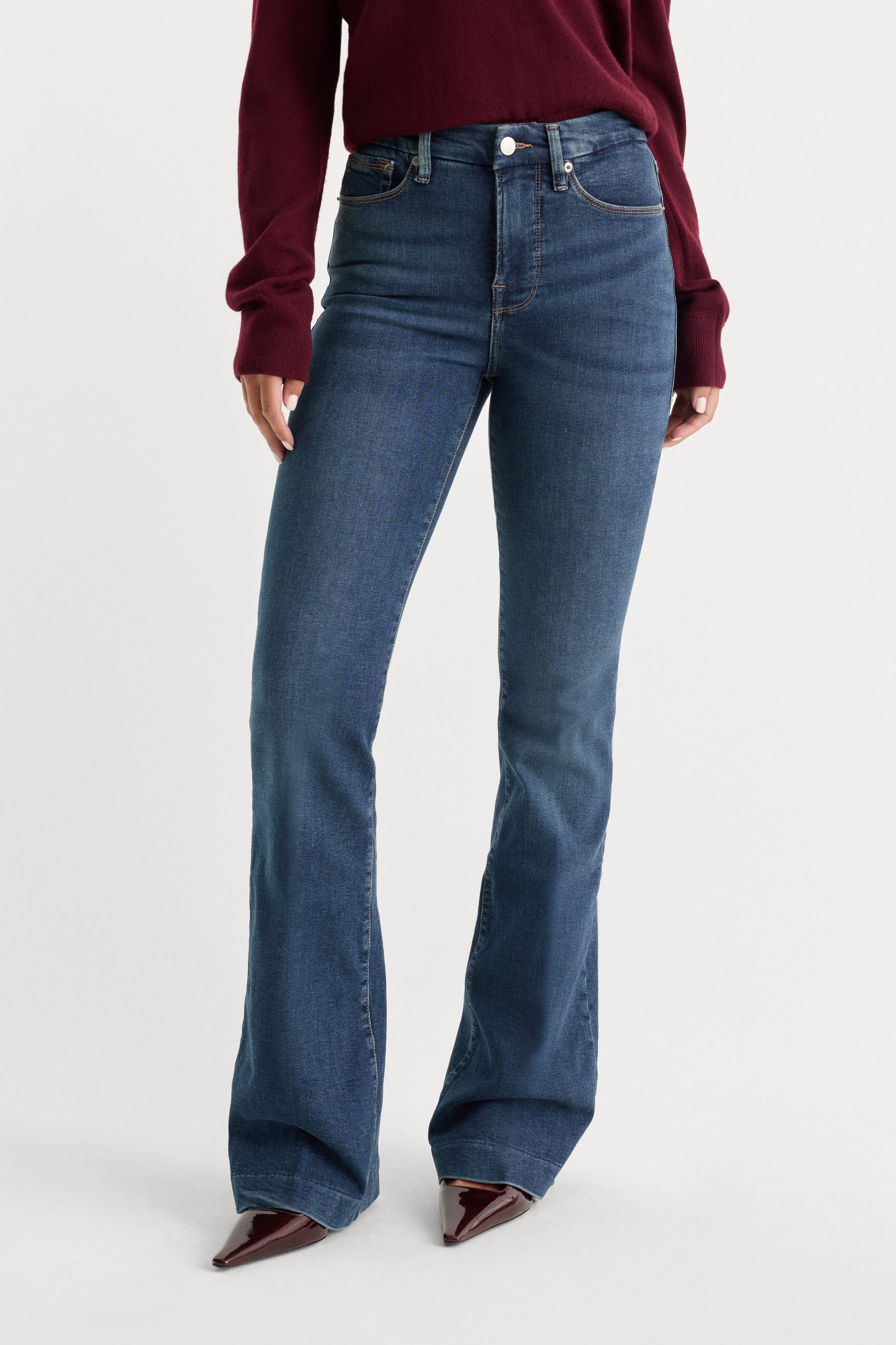 GOOD LEGS FLARE JEANS | BLUE004 - Image 2