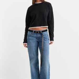 VINTAGE LOW LOOSE JEANS | INDIGO1224