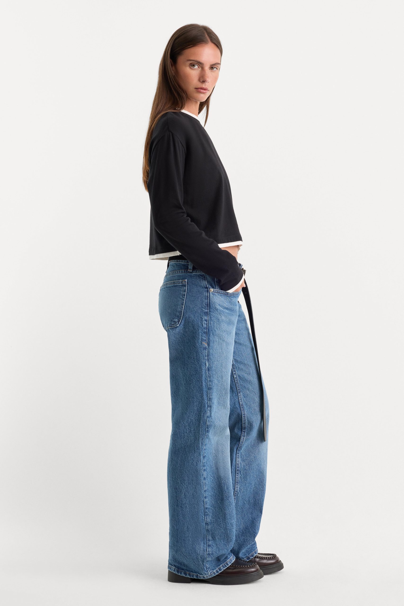 VINTAGE LOW LOOSE JEANS | INDIGO1224 - Image 3