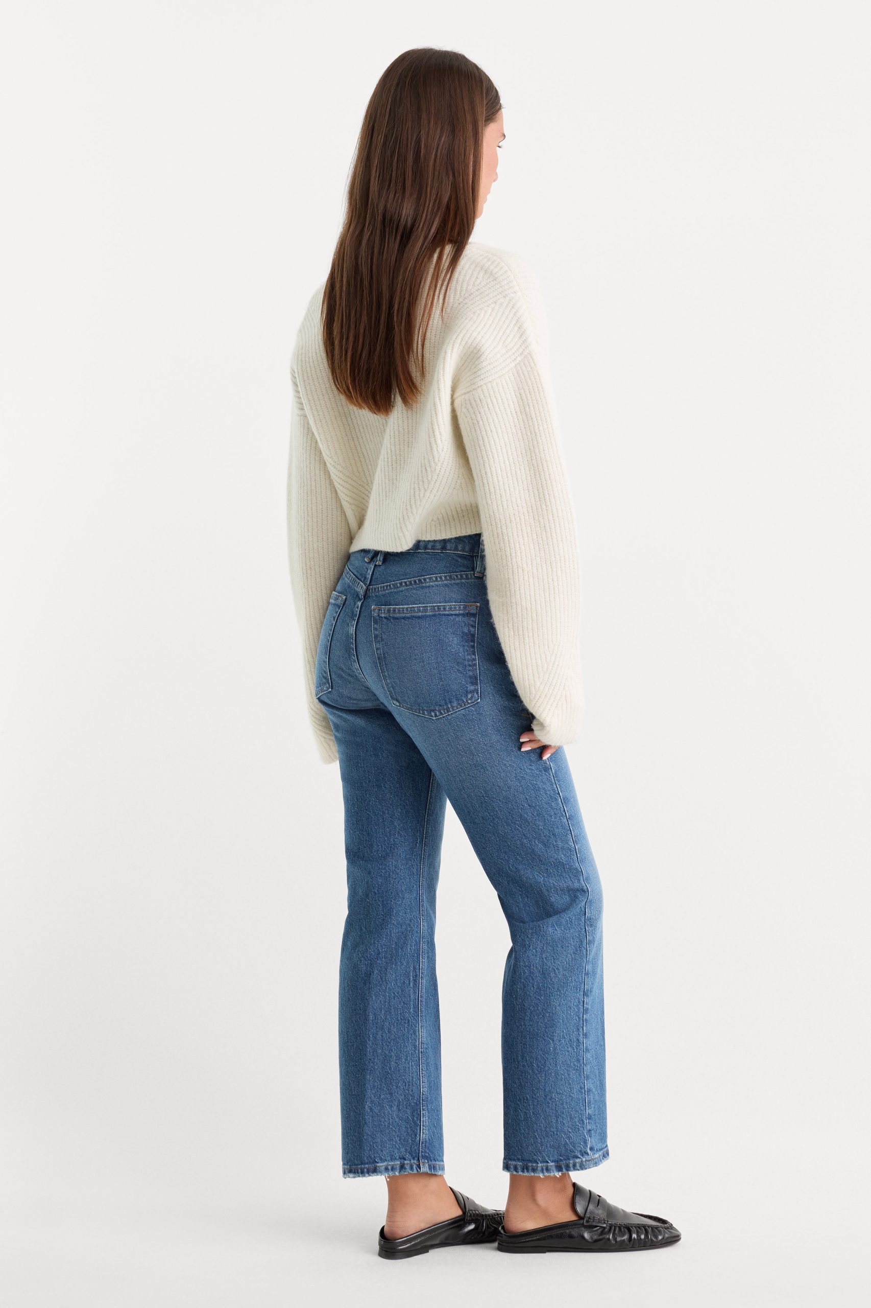 VINTAGE STRAIGHT ANKLE JEANS | INDIGO1222 - Image 4