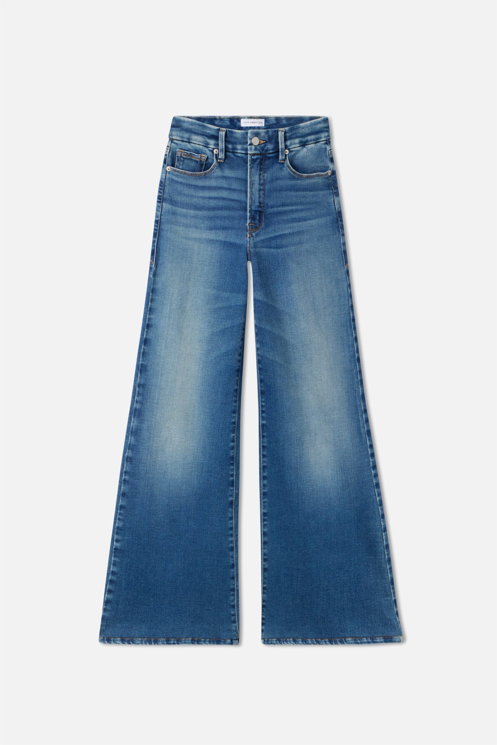 SOFT TECH GOOD WAIST PALAZZO JEANS | INDIGO986 - Image 6