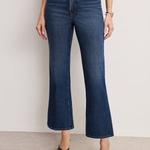 SOFT TECH GOOD LEGS CROPPED MINI BOOT JEANS | INDIGO977