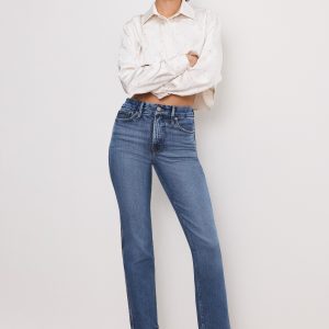 SOFT TECH GOOD CURVE STRAIGHT JEANS | INDIGO737