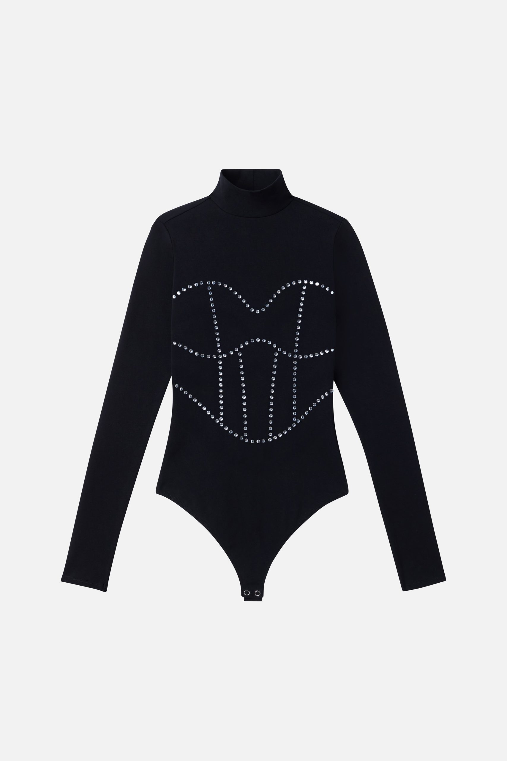 DOLLY CRYSTAL CORSET BODYSUIT | BLACK001 - Image 6