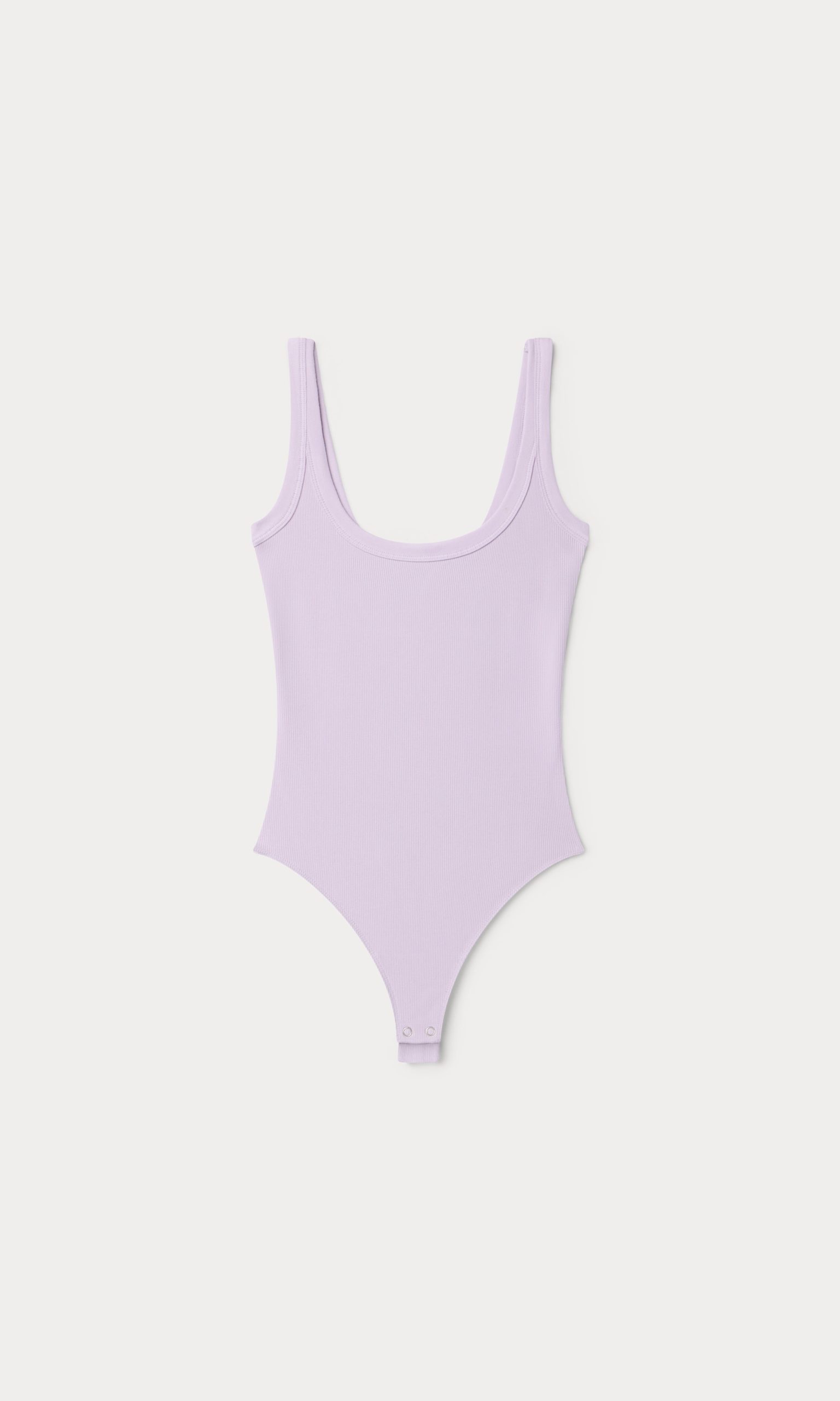 MODAL RIB TANK BODYSUIT | LIGHT LILAC - Image 7