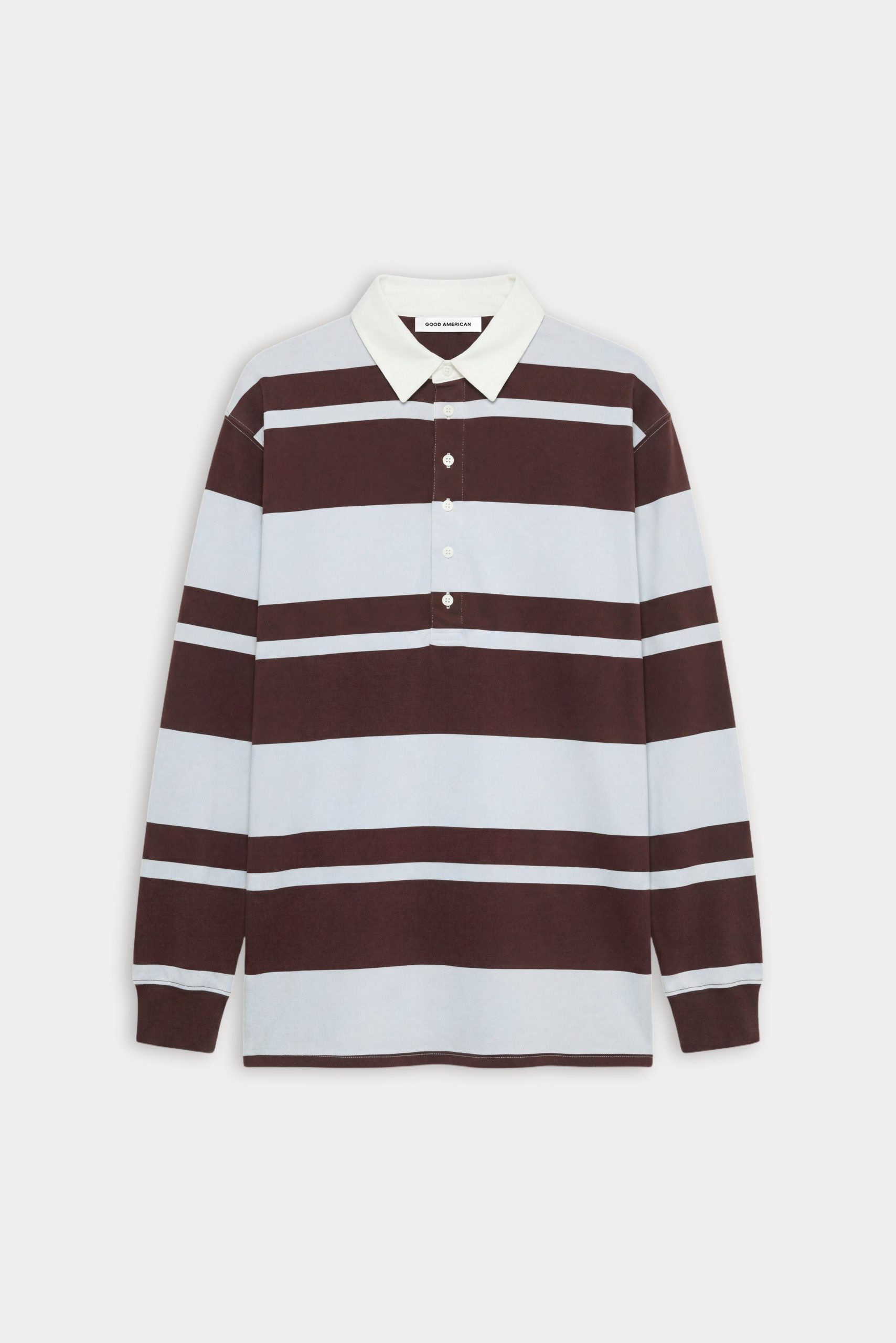 THE KNIT RUGBY MINI DRESS | SKY MOCHA CLUB STRIPE - Image 5