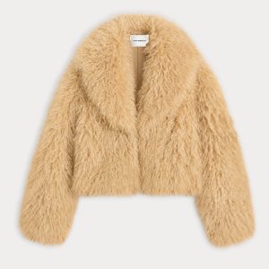 THE FAUX FUR COAT | SAND