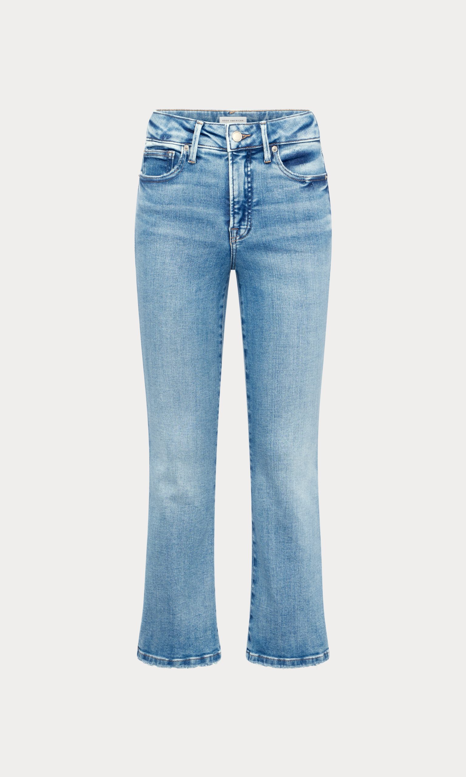 SOFT TECH GOOD LEGS CROP MINI BOOT JEANS | INDIGO1214 - Image 7