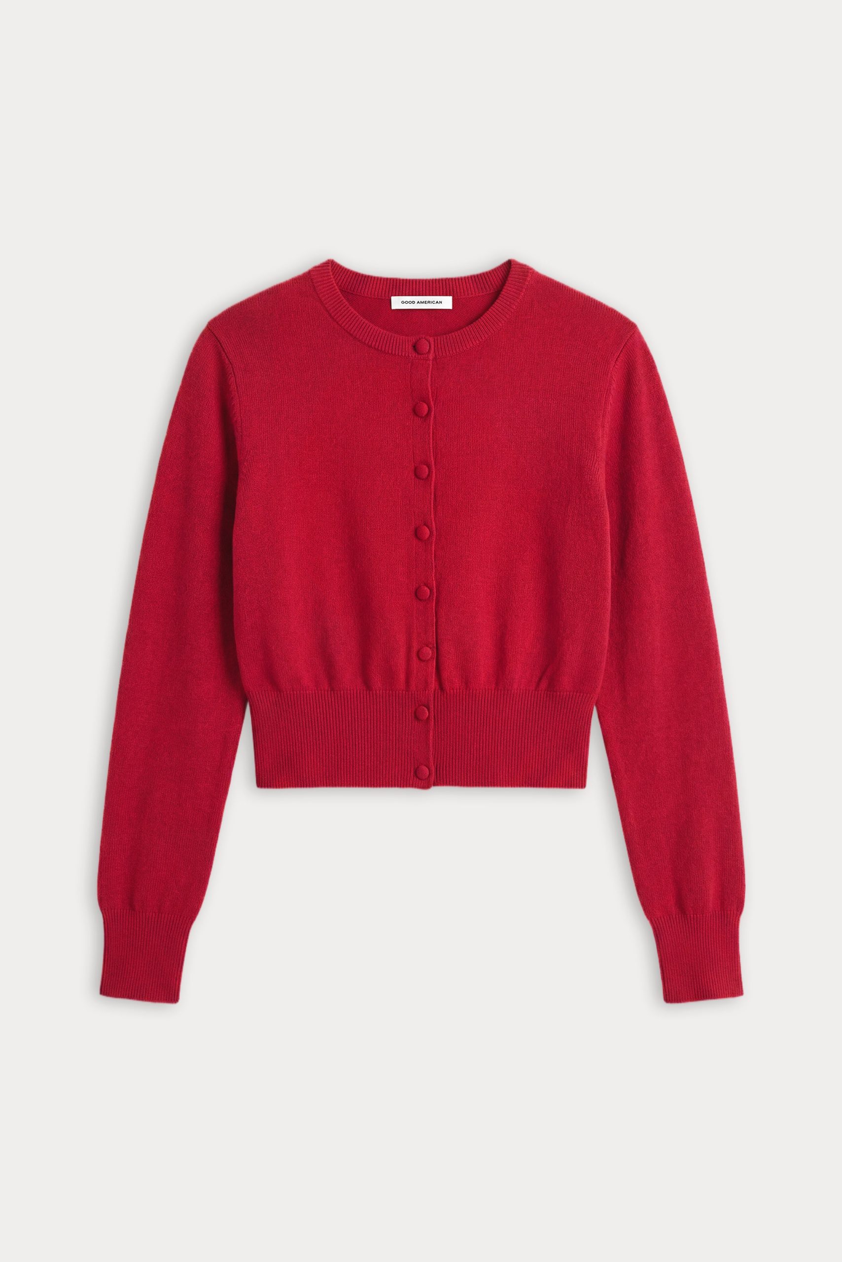 THE FINE KNIT CARDIGAN | CRIMSON ROSE - Image 6