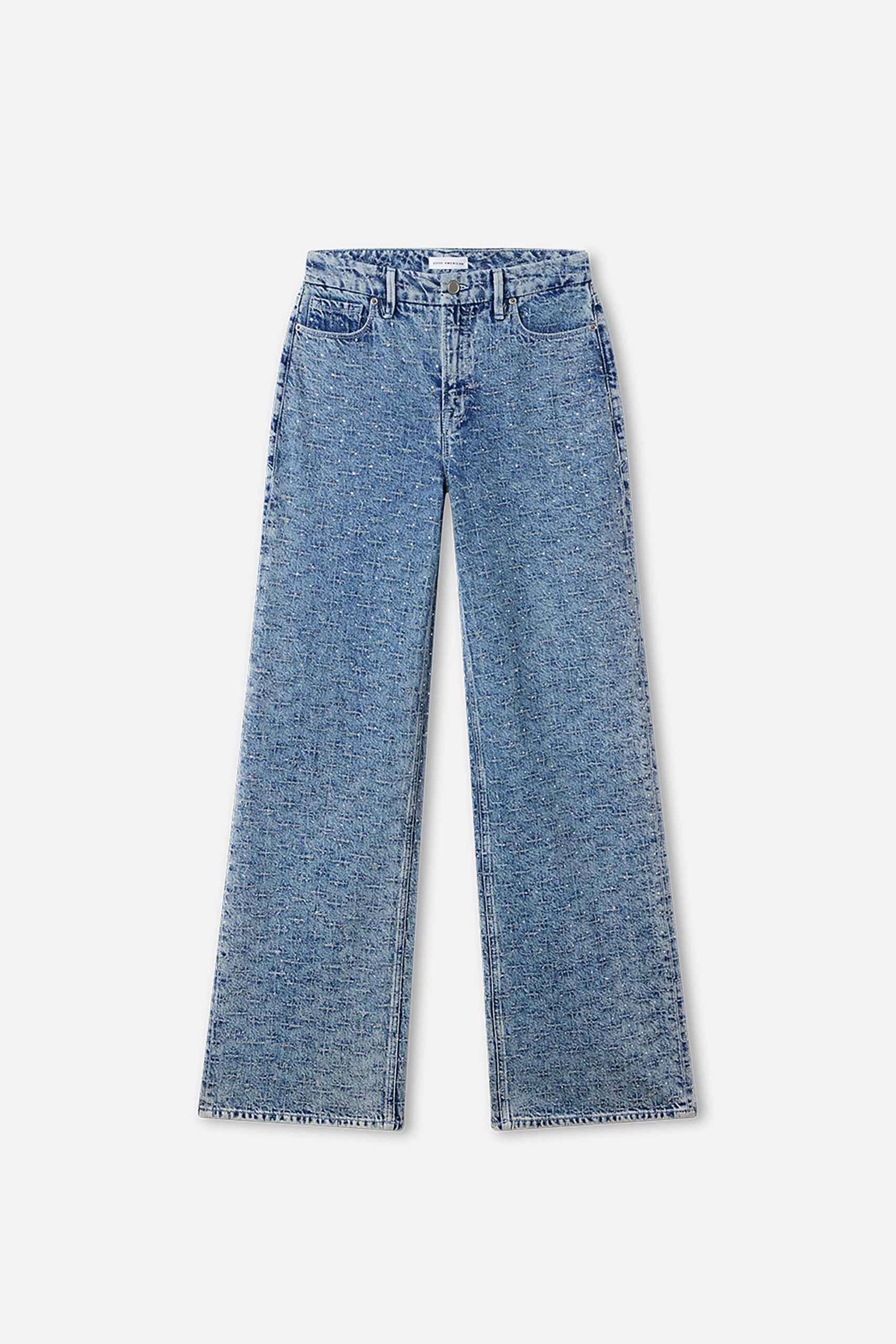 GOOD SKATE WIDE CRYSTAL JEANS | INDIGO1070 - Image 6
