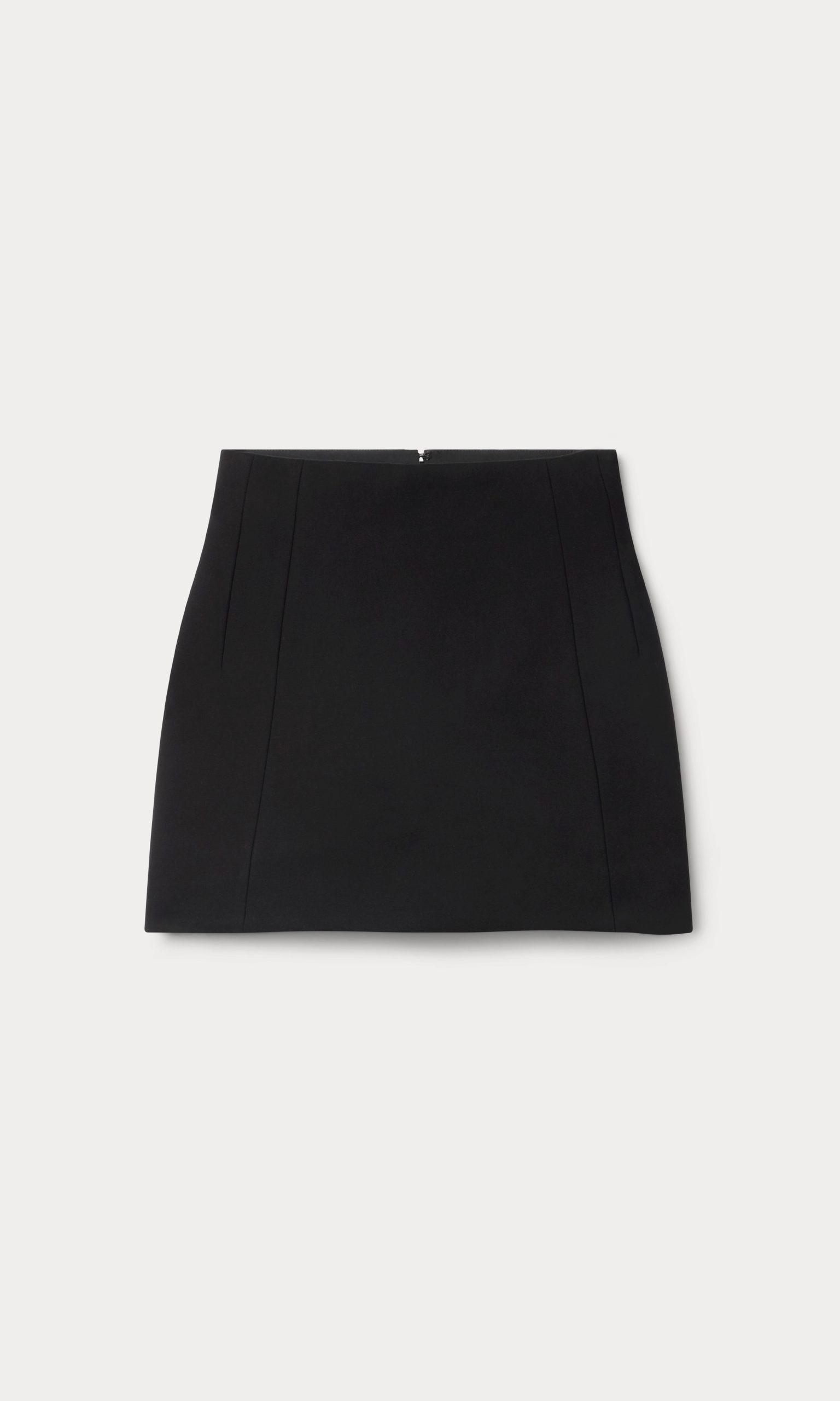 SOFT STRETCH PONTE MINI SKIRT | BLACK001 - Image 5