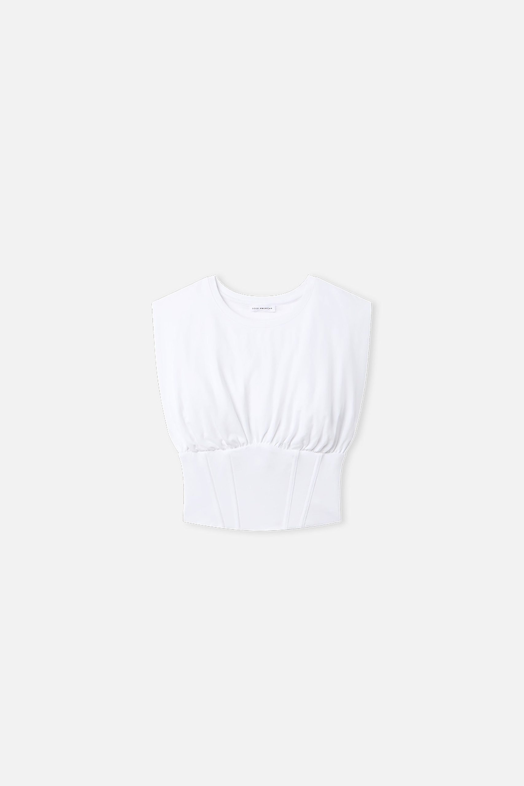 SLEEVELESS CORSET TOP | WHITE001 - Image 5