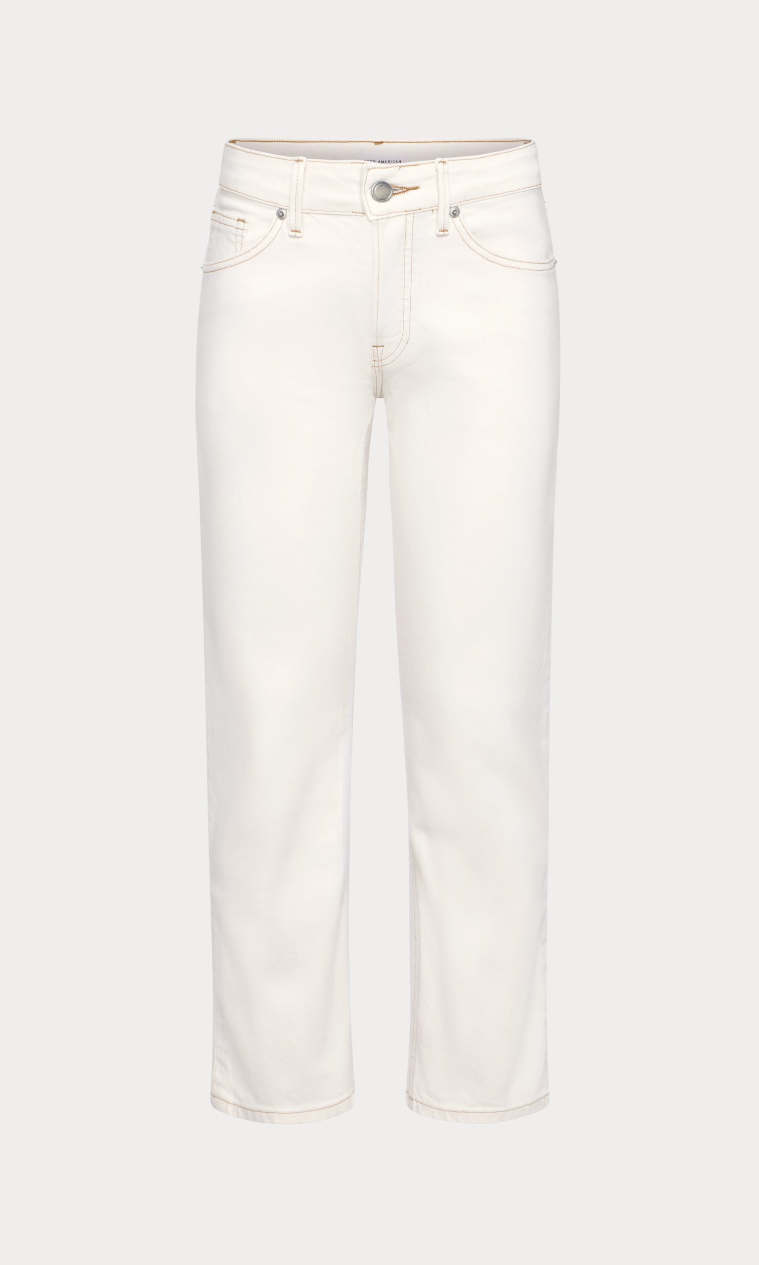 VINTAGE STRAIGHT ANKLE JEANS | ECRU001 - Image 7