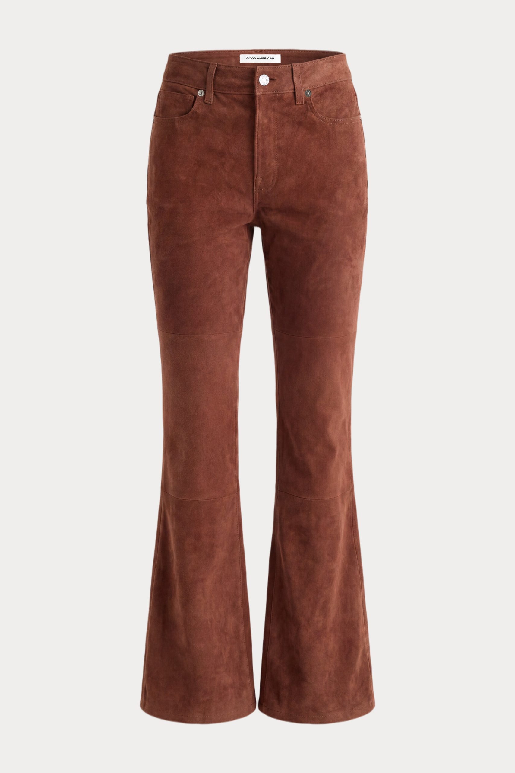 SUEDE GOOD LEGS FLARE PANT | CAFE CLAY - Image 7