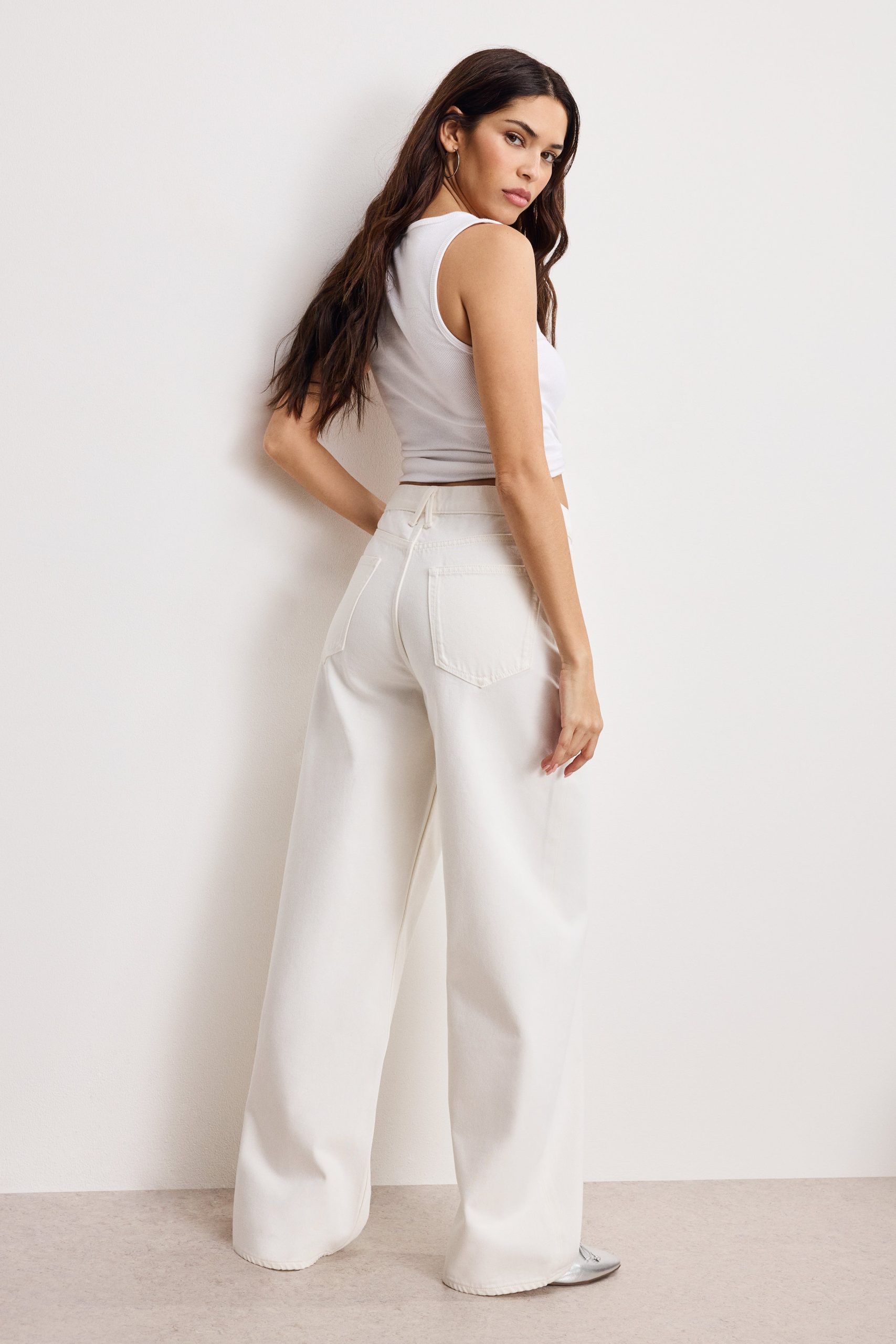 GOOD LOW RISE BAGGY JEANS | CLOUD WHITE - Image 2