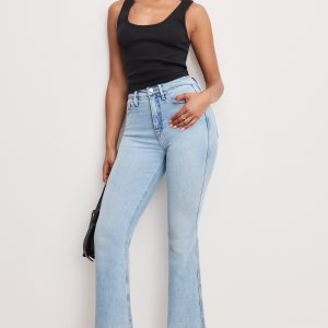 GOOD KICK FLARE JEANS | INDIGO954