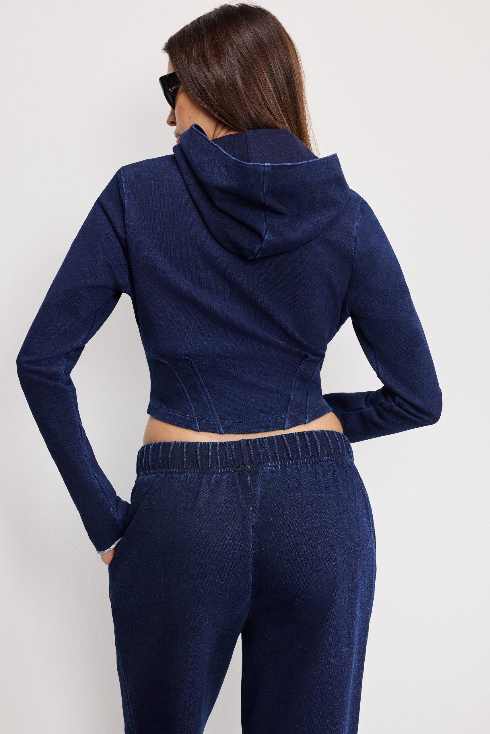 JEANIUS CORSET HOODIE | INDIGO1029 - Image 4