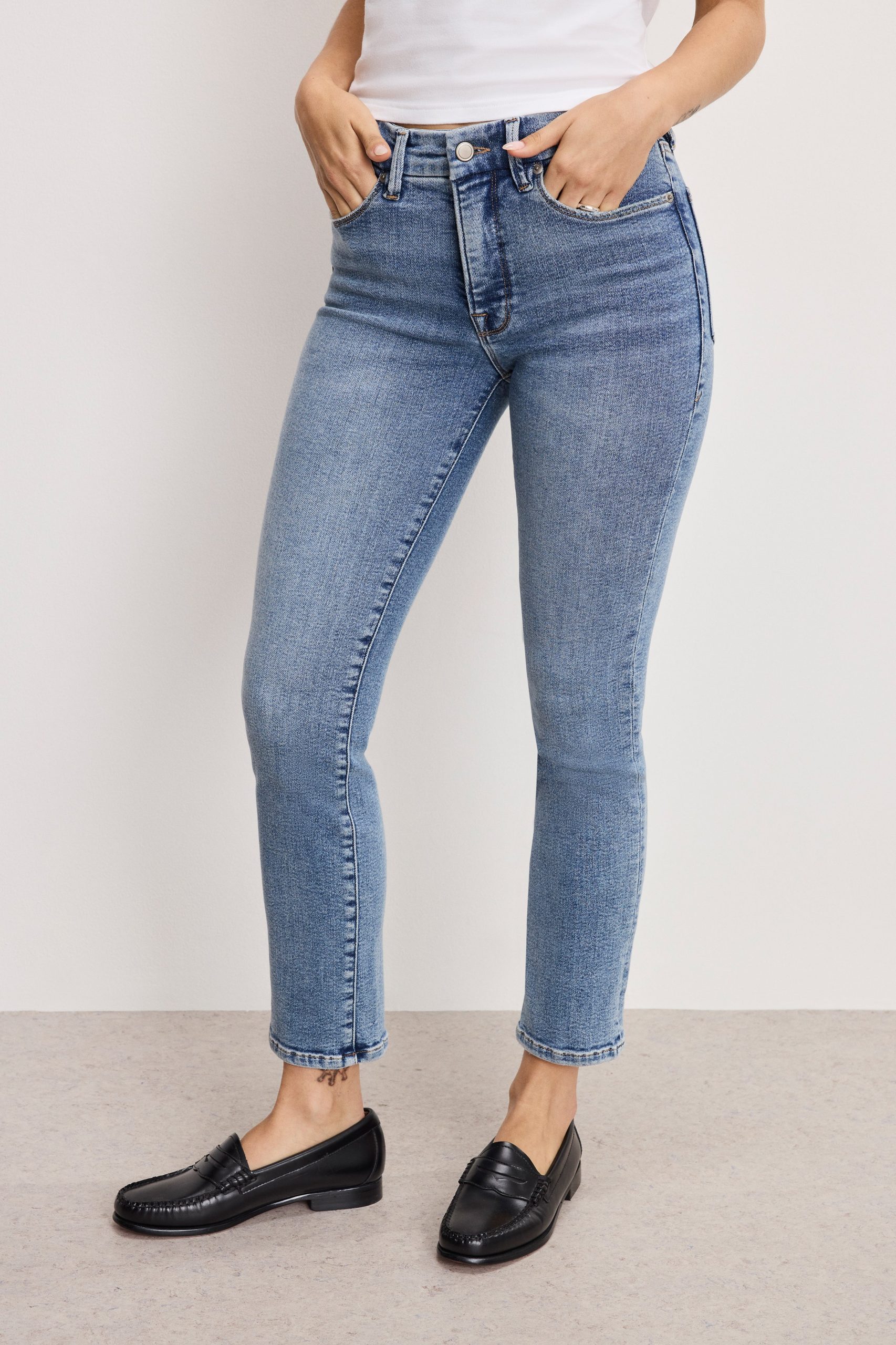 GOOD LEGS STRAIGHT JEANS | INDIGO988 - Image 2