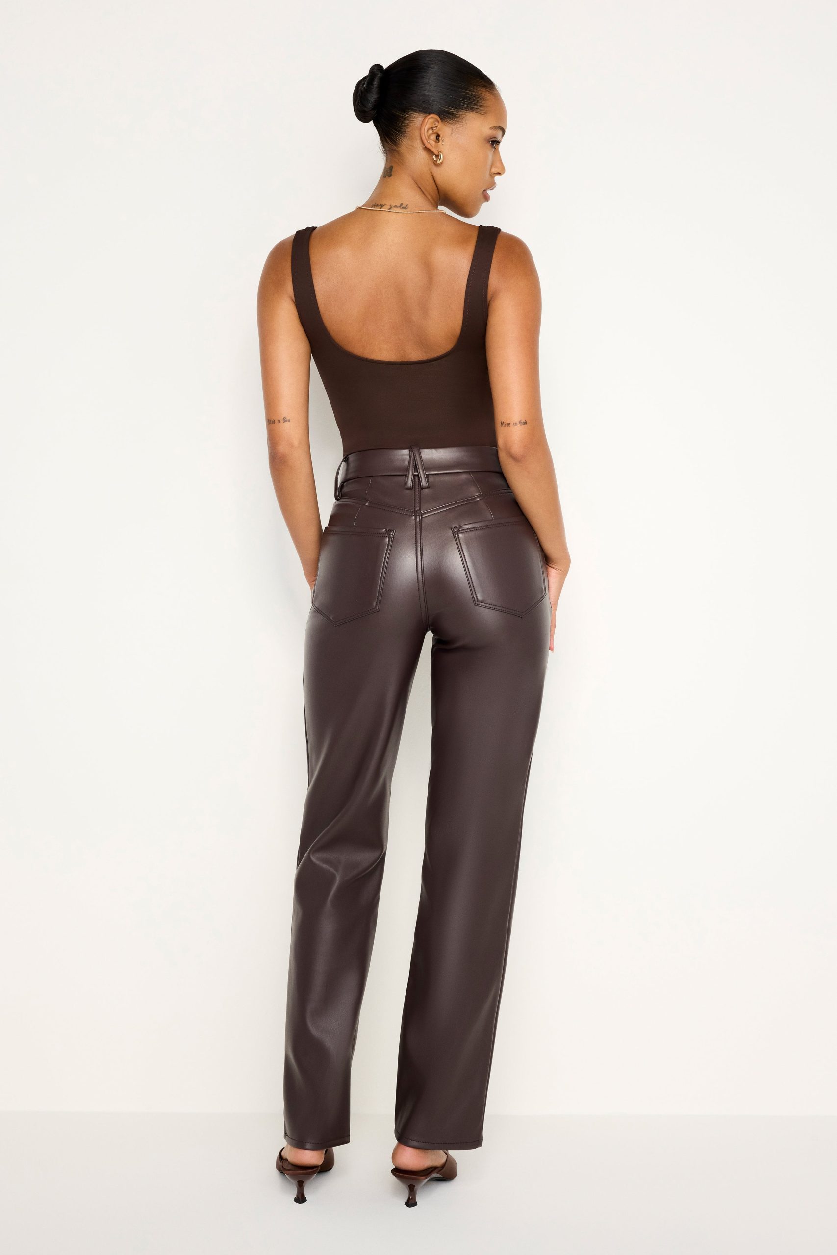 GOOD ICON FAUX LEATHER PANTS | BARK003 - Image 5
