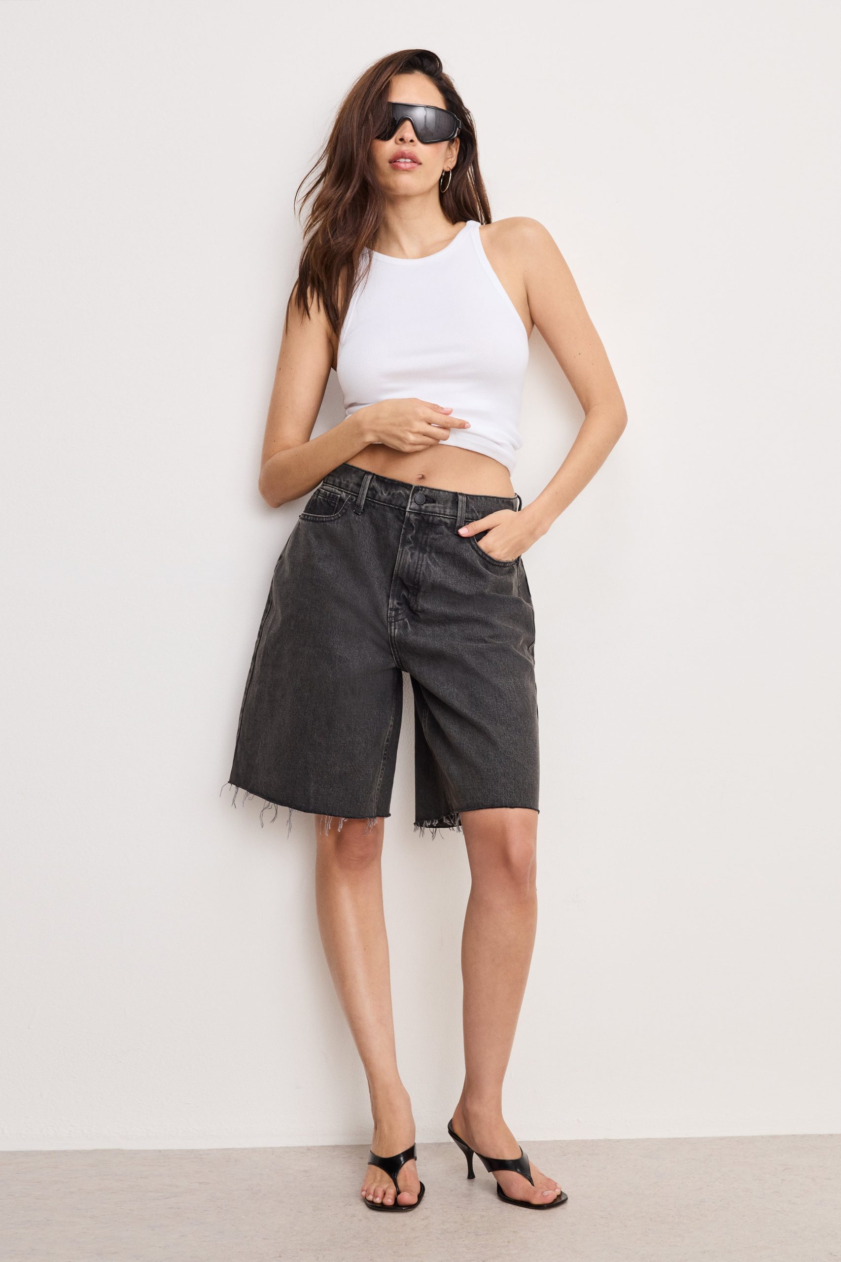 GOOD EXTREME BARREL SHORTS | BLACK398