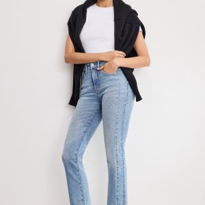SOFT TECH GOOD LEGS STRAIGHT JEANS | INDIGO799
