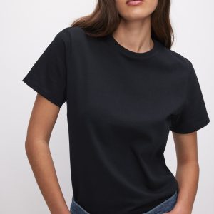 COTTON CLASSIC TEE | BLACK001