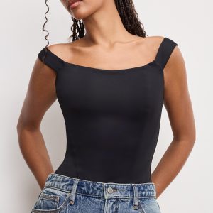 SCULPTING CORSET BODYSUIT | BLACK001