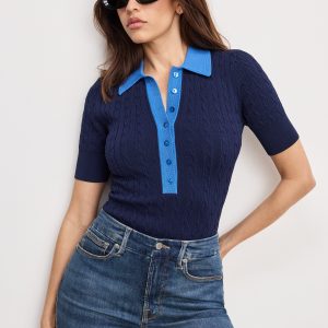 CABLE KNIT BODYSUIT | MIDNIGHT002