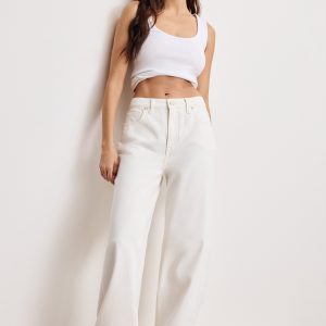 GOOD LOW RISE BAGGY JEANS | CLOUD WHITE