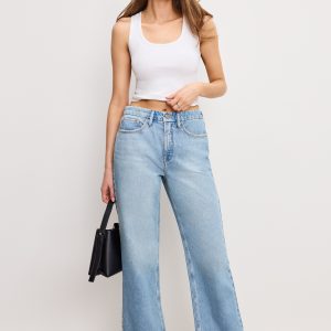 GOOD 90S CROPPED RELAXED JEANS | INDIGO964