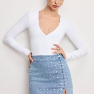 DOLLY SCULPTING BODYSUIT | WHITE001