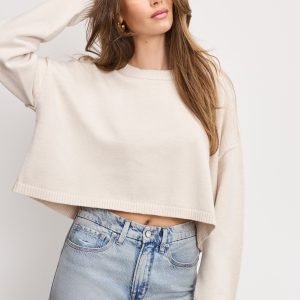 COZY KNIT CREW NECK | VANILLA001